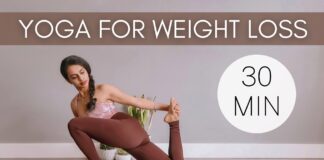 30 min Yoga for Weight Loss | Fat Burning Workout | At – Home