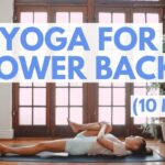 YOGA FOR LOWER BACK PAIN + TIGHTNESS ~Gentle Beginner Friendly Yoga Stretches For Back Pain(10 mins)