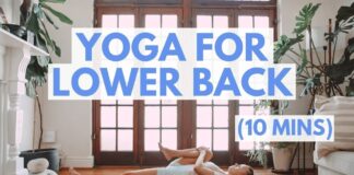YOGA FOR LOWER BACK PAIN + TIGHTNESS ~Gentle Beginner Friendly Yoga Stretches For Back Pain(10 mins)