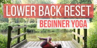 LOWER BACK RESET – Easy Yoga for Lower Back Pain (Gentle Supine Stretch)