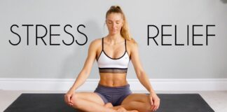 20 min Full Body STRETCH/YOGA for STRESS & ANXIETY Relief