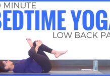 20 minute Beginners Bedtime Yoga for Lower Back Pain | Sarah Beth Yoga