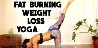 Yoga for Weight Loss & Belly Fat, Complete Beginners Fat Burning Workout at Home, Exercise Routine