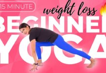 Yoga for Beginners Weight Loss & Toning 🔥 15 min BURN