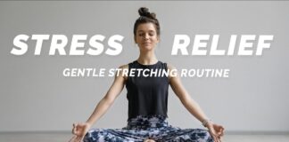 15 Min. Yoga Stretch for Stress & Anxiety Relief | feel calm and relaxed right away