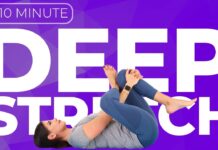 10 minute DEEP STRETCH Yoga for Stress, Anxiety & Trauma