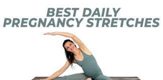 Best Pregnancy Stretches | 15-Min Full-Body Daily Stretch Routine | Relieve Pregnancy Symptoms