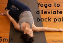 Yoga to alleviate back pain (15min)