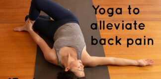 Yoga to alleviate back pain (15min)