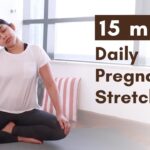 Daily Pregnancy Stretches | 15mins Full Body Gentle Stretching Routine for Pregnancy