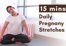 Daily Pregnancy Stretches | 15mins Full Body Gentle Stretching Routine for Pregnancy