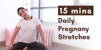 Daily Pregnancy Stretches | 15mins Full Body Gentle Stretching Routine for Pregnancy