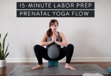 15-Minute Labor Prep Prenatal Yoga Flow for Third Trimester