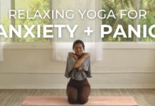 20 Minute Relaxing Yoga for Panic Attacks, Anxiety, and Stress | Beginner-friendly Yoga