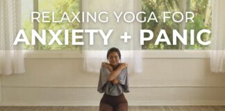 20 Minute Relaxing Yoga for Panic Attacks, Anxiety, and Stress | Beginner-friendly Yoga