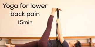 Yoga for lower back pain 15min