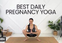 Full-Body Pregnancy Yoga Flow (25 Minute Prenatal Yoga Class For All Trimesters)