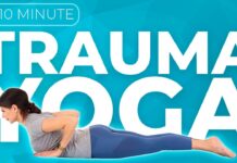 10 minute Trauma Yoga Flow for Healing Stress, Anxiety, & Depression