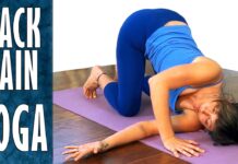 Yoga Stretches for Back Pain Relief, Sciatica, Neck Pain & Flexibility, Beginners Level Workout