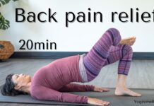 20min Back pain relief | strengthen, soothe & release lower back & hips