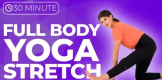 30 minute Full Body Yoga Stretch for STRESS & ANXIETY
