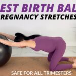 Best Birth Ball Pregnancy Stretches (Feels AMAZING) 20 Minute Pregnancy Stretching Exercises