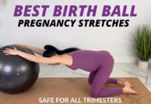 Best Birth Ball Pregnancy Stretches (Feels AMAZING) 20 Minute Pregnancy Stretching Exercises