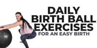 Birth Ball Exercises For Easy Delivery (Third Trimester Exercises For Pregnancy)
