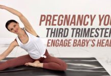 Pregnancy Yoga Third Trimester | Engage Baby Into Pelvis | Natural Birth Preparation