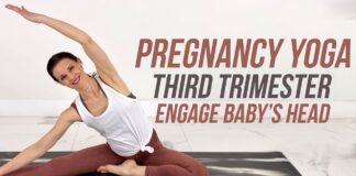 Pregnancy Yoga Third Trimester | Engage Baby Into Pelvis | Natural Birth Preparation