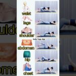Top 6 poses For Yoga Beginners🤗Let’s get started.#dailyyoga #yoga #fitness