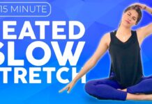 15 minute Seated Yoga Stretches for Headaches, Anxiety & Tension