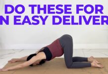 Pregnancy Stretches To Prepare For An Easy Delivery (Natural Birth Preparation)