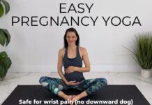 Pregnancy Yoga For Beginners / Pregnant Yoga Class (safe for pregnancy carpal tunnel)