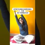 Just pregnant? Here are the best stretching exercises in your 1st trimester#pregnancy #pregnancytips