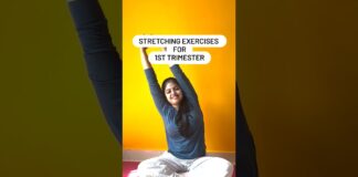 Just pregnant? Here are the best stretching exercises in your 1st trimester#pregnancy #pregnancytips
