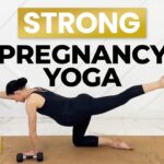Pregnancy Yoga With Dumbbells For A Strong & Healthy Pregnancy!