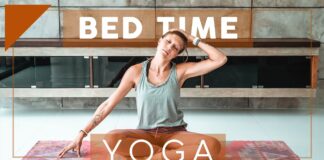 Easy Bed Time Yoga for Deep Sleep & Less Anxiety | Breathe and Flow Yoga