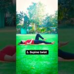 5 Best Exercises for Back Pain | #youtubeshorts #backpain | Shivangi Desai