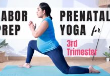 Labor Prep Prenatal Yoga Flow for Third Trimester | 20 Mins Prenatal Yoga for Natural Birth