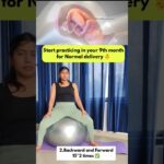 Every pregnant women should this for normal delivery 👶✅#pregnancy#viralshorts #youtubeshorts #