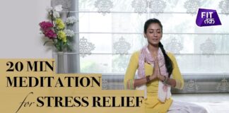Guided Meditation for Stress Relief, Anxiety | Fit Tak