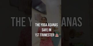 Yoga asana safe in 1st trimester 🤰🏻#trimester1 #pregnancy #pregnant #yoga