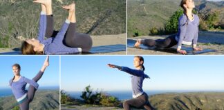 45 Min Vinyasa Yoga Workout w/ Elizabeth – HASfit Intermediate Yoga Exercises Routine