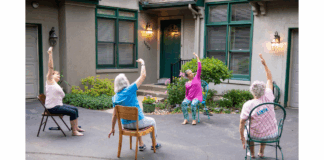 This 71-Year-Old Yoga Teacher Turned Her Driveway Into a Yoga Studio