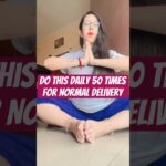 Do this for #normaldeliverytips #tips #yoga #fitness #motivation #pregnancy #shorts #trending