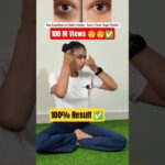 Only 2 Face Yoga Exercises for Bright Eyes! ✅💯 #fitness #viral #yoga #shorts #faceyoga #workout