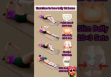 Exercise to lose belly fat at home #weightloss #fitness #dailyworkout #homeexercise #yoga