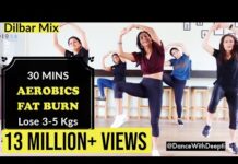 DWD#89 | Burn Arm + Leg + Belly Fat – 30mins Aerobics Workout | Dilbar Mix #dancewithdeepti