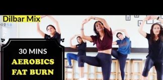 DWD#89 | Burn Arm + Leg + Belly Fat – 30mins Aerobics Workout | Dilbar Mix #dancewithdeepti